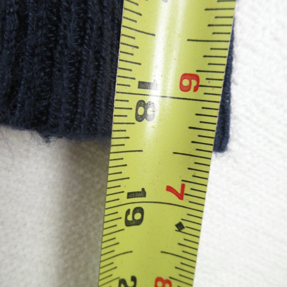 Lilly Pulitzer Clare Sweater Size S Navy Tiered Ruffle Sleeves - Picture 9 of 10